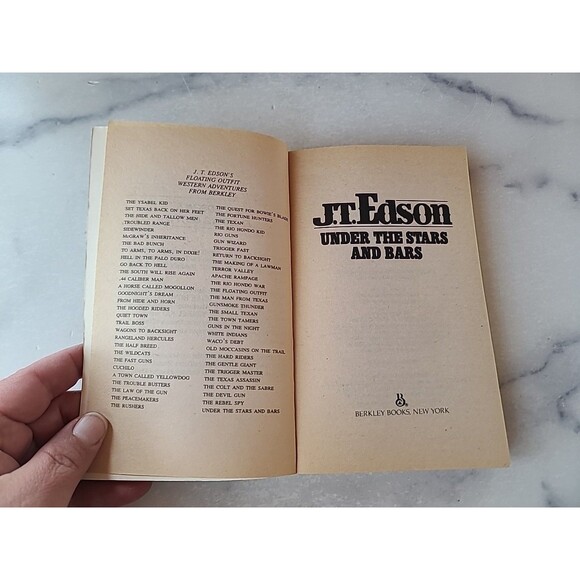 Under The Stars And Bars By J.T. Edson Paperback - Picture 3 of 10